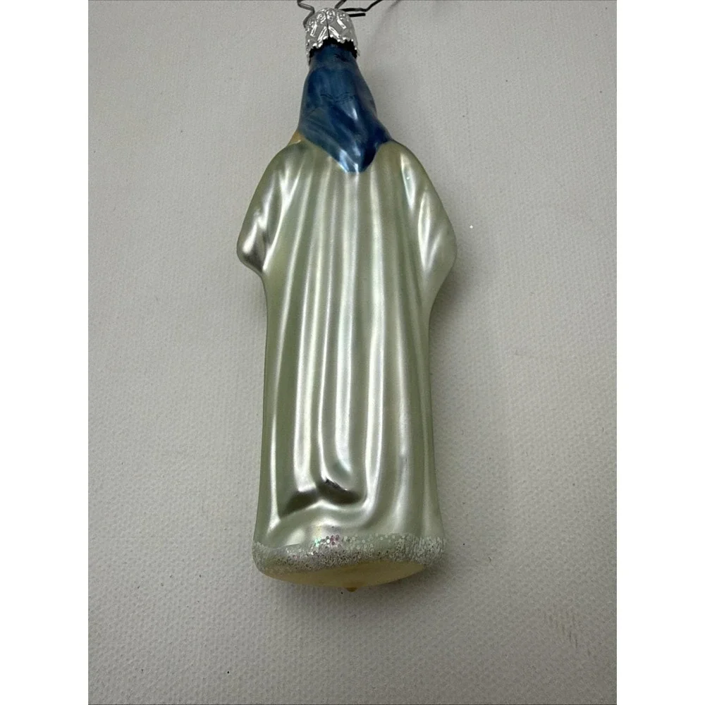 Inge Glas Madonna & Child‎ Christmas Ornament Star Cap Old World Christmas VTG